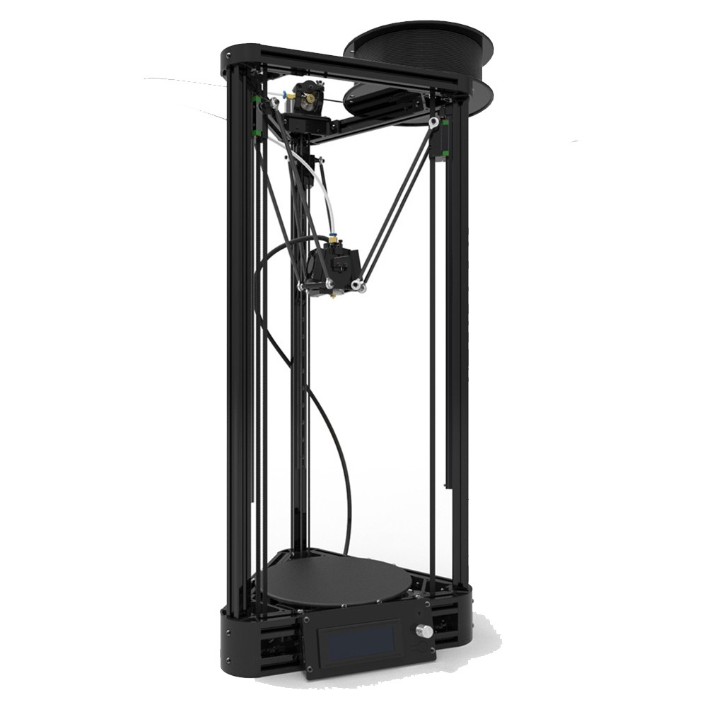 stampante 3d delta kossel black edition